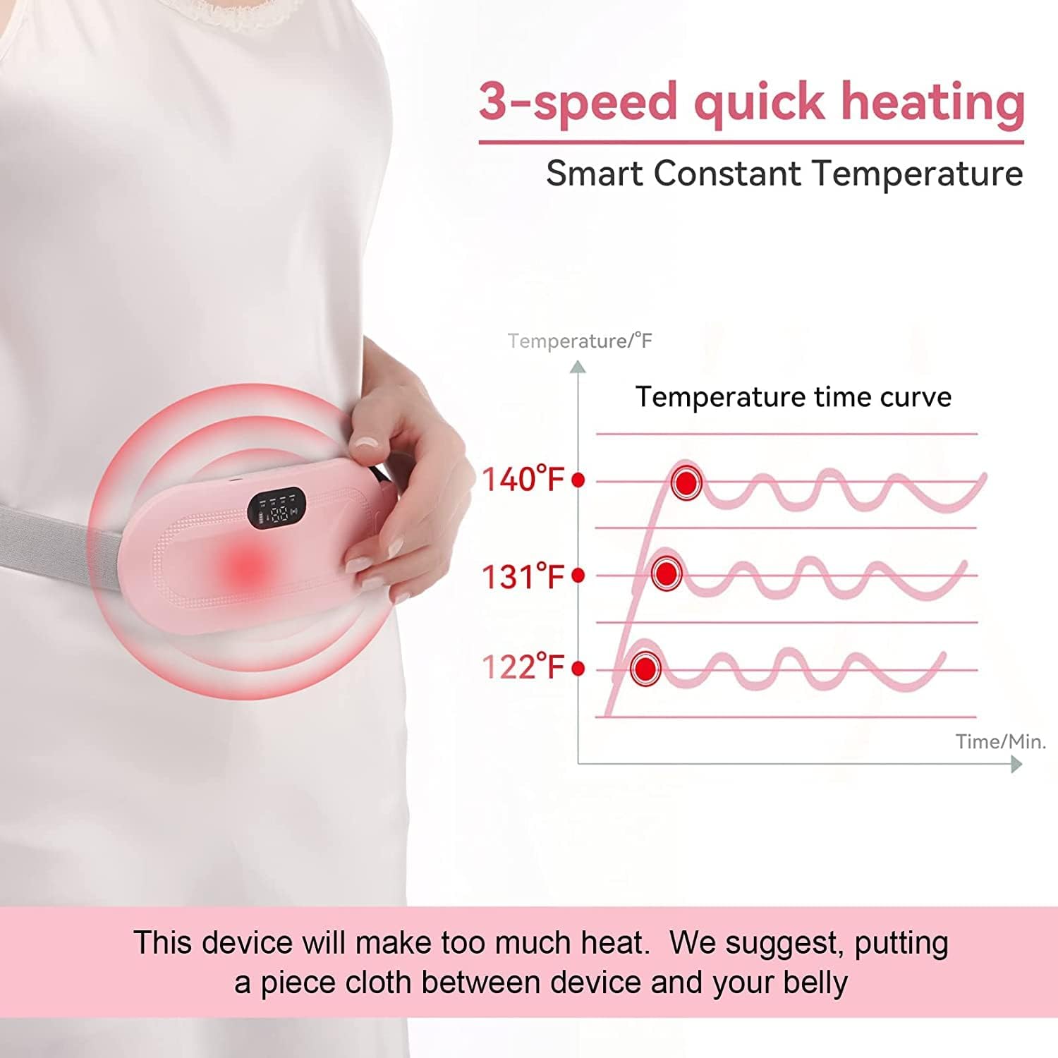 RAKSHAK Portable Cordless Heating Pad