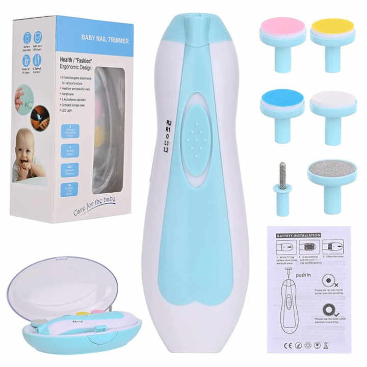 Rakshak Baby Nail Trimmer Safe Electric Baby Nail Cutter Pack of 1