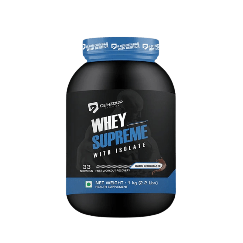 DENZOUR WHEY SUPREME WITH ISOLATE | 1 KG PACK