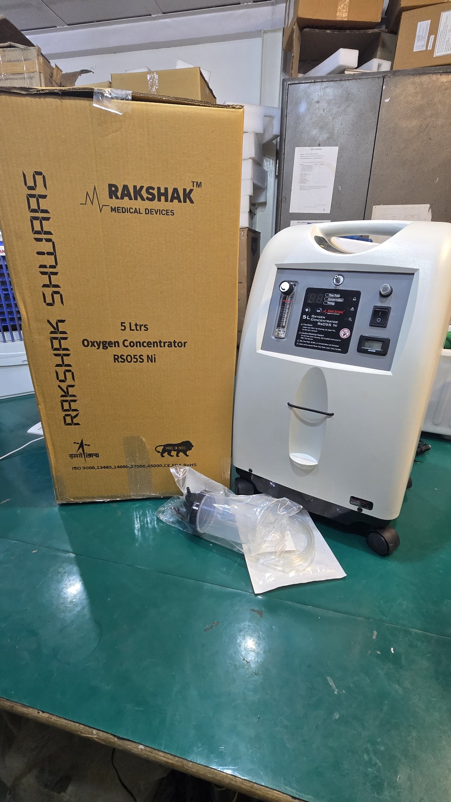 RAKSHAK SHWAAS 5 ltrs Oxygen Concentrator - Buy Now