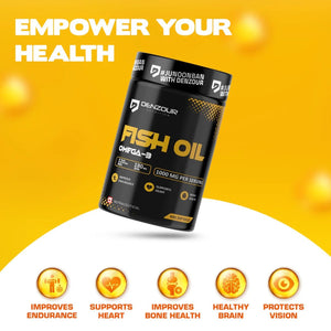 Denzour Omega-3 Fish Oil - 60 Capsules