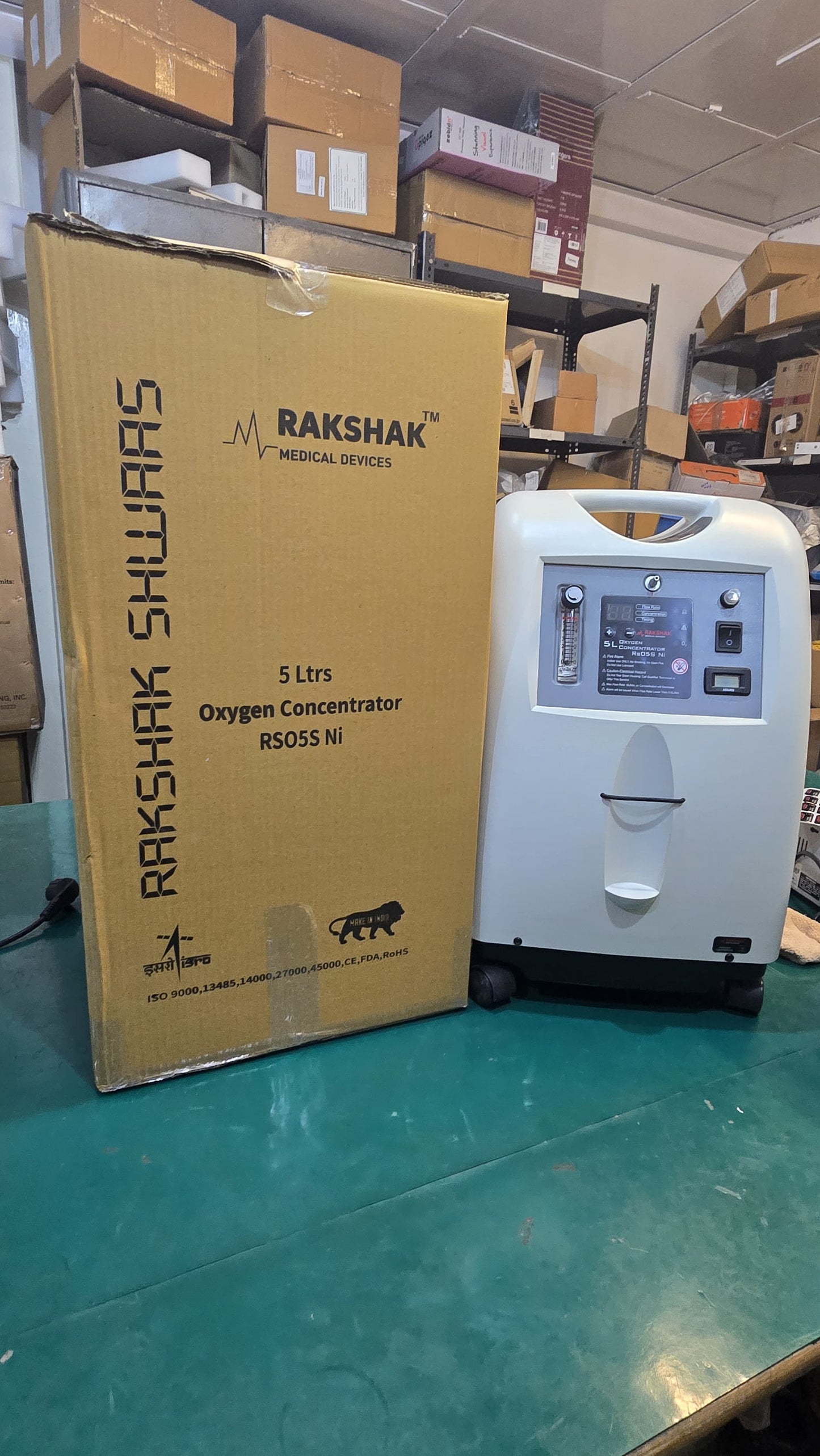 RAKSHAK SHWAAS 5 ltrs Oxygen Concentrator - Buy Now