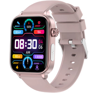 RAKSHAK E series ECG Health Smart Watch 1.96 Inch Full Touch Large Screen Heart Rate Blood Pressure Pressure Monitoring ET570 Smartwatch
